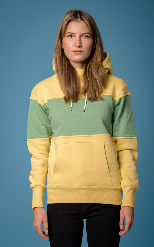 GF25 — Color-Blocked High-Neck Hoodie