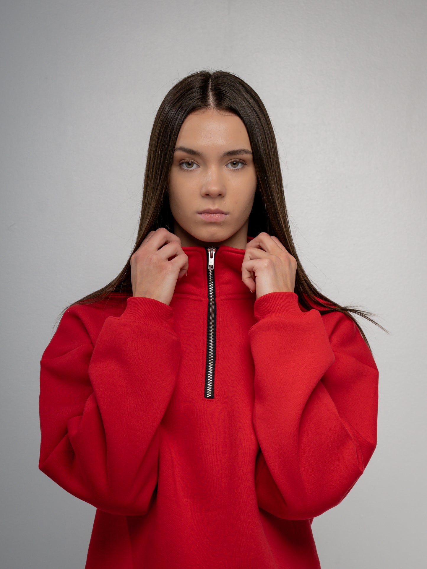 GF15 Unisex 1/4 Zip Sweatshirt cotton