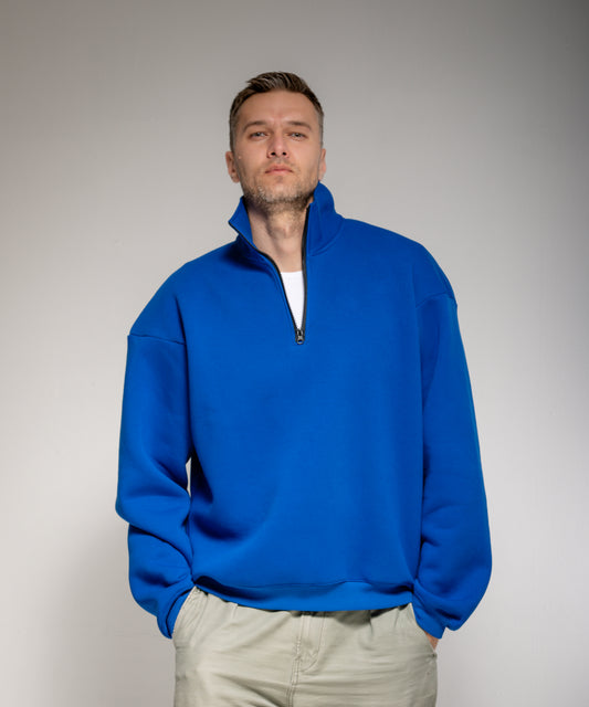 GF15 Unisex 1/4 Zip Sweatshirt cotton