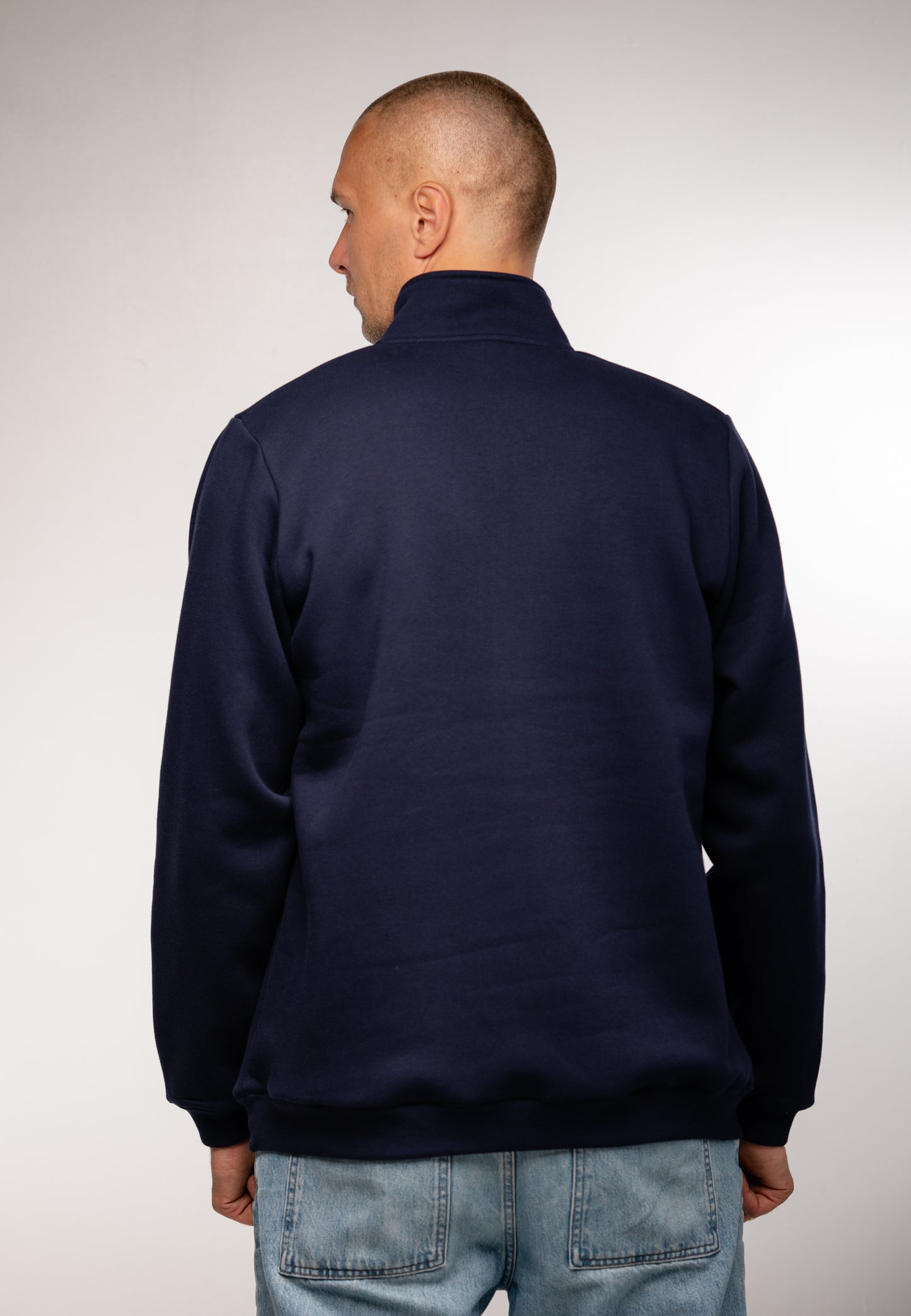 GF90 Klasiskais unisex džemperis ar 1/4 rāvējslēdzēju 