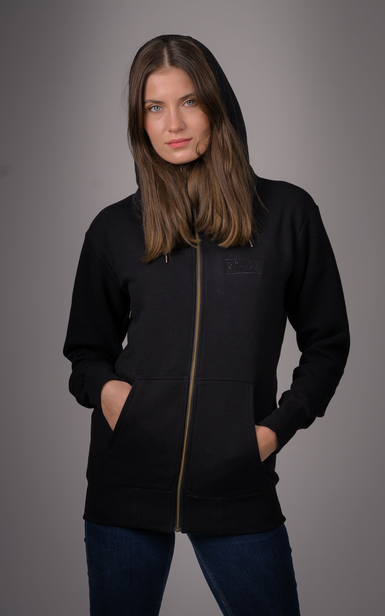 GF05 – High-Neck Zipper Jacket