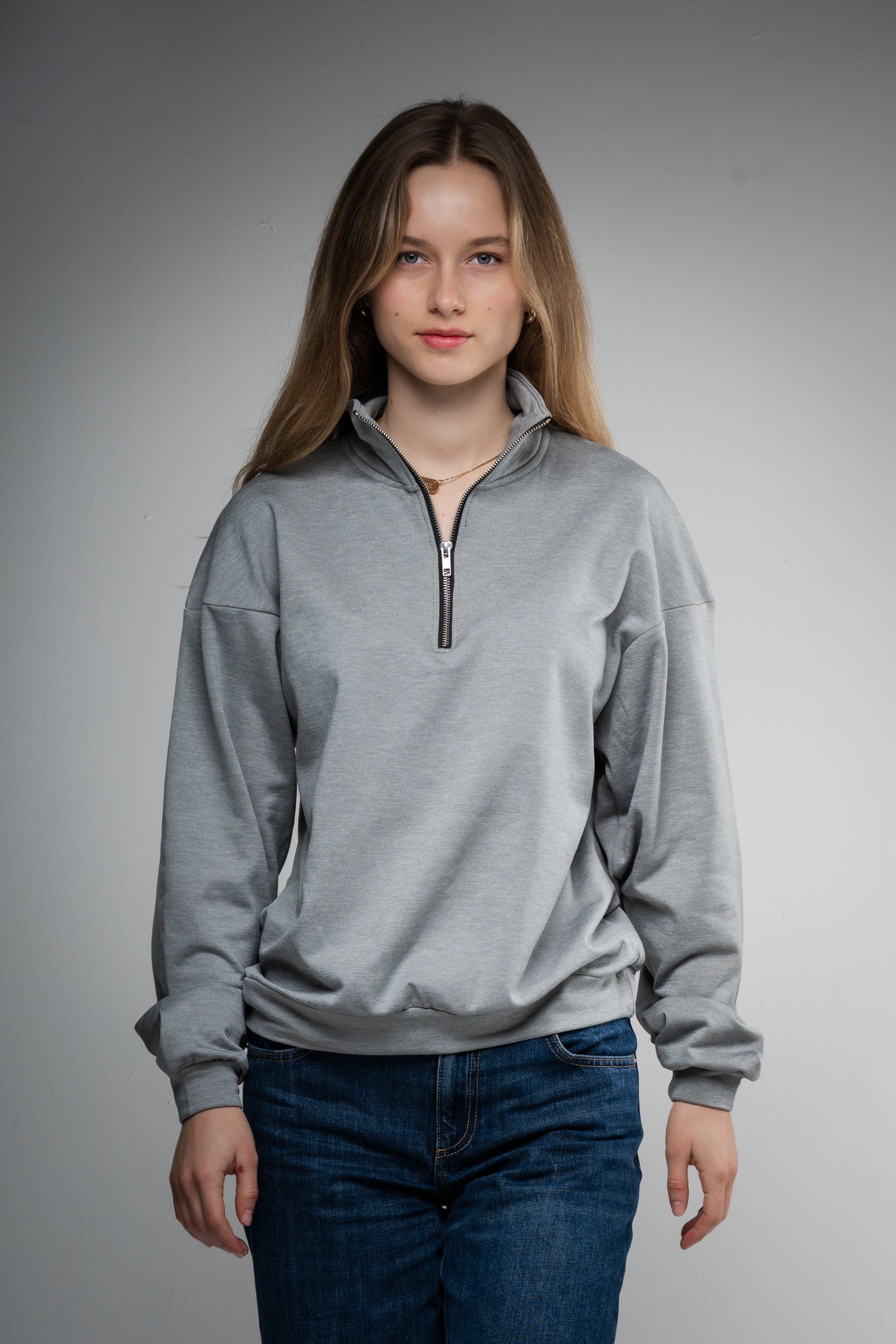 Merino Wool Quarter-Zip Pullover