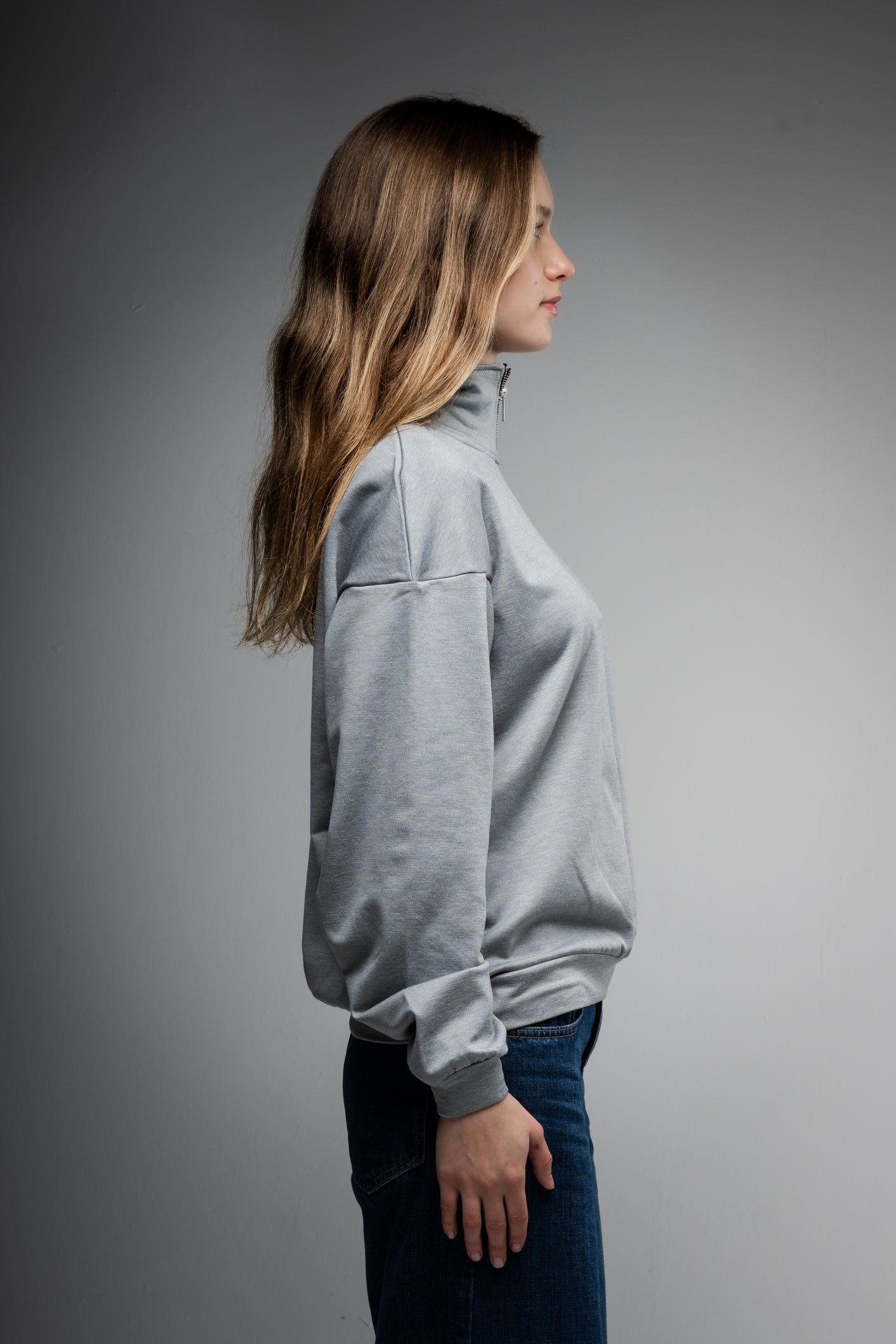 Merino Wool Quarter-Zip Pullover