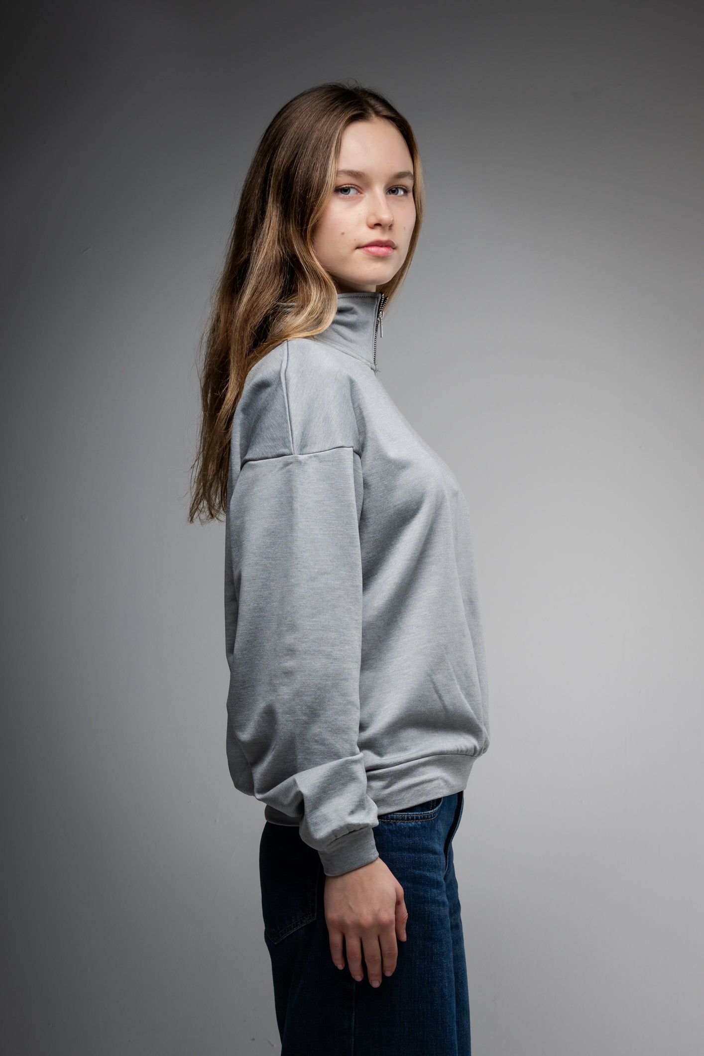 Merino Wool Quarter-Zip Pullover